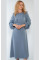 Сукня 7022-5 перлинний блакитний атлас
