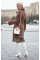 Пальто-шубка коротка карамель 3998