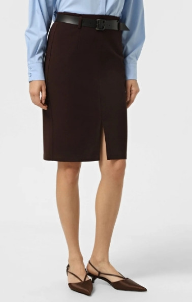 Спідниця шоколадний трикотаж 1108-9